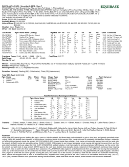 PARK - November 2, 2019 - Race 7 STAKES Maker's Mark Breeders' Cup Filly and Mare Turf Grade 1 - Thoroughbred for FILLIES and MARES, THREE-YEAR-OLDS and UPWARD