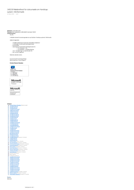 140219 Mødereferat for Statusmøde Om Handicap- System I Winformatik 14