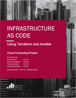 Infrastructure As Code