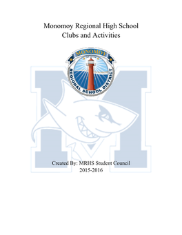 Monomoy Regional High School Clubs and Activities