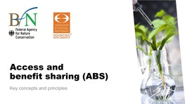 Access and Benefit Sharing (ABS)