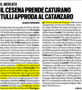 Il Cesena Prende Caturano Tulli