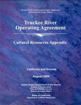 Truckee River Operating Agreement