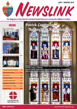 Patrick Comerford MU 130Th Anniversary P.17 – the Anglican Reformation P.19