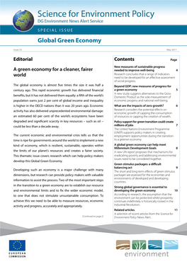 Global Green Economy