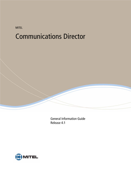 Mitel 3300 Administrator Guide