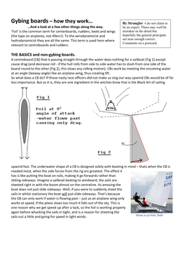 Centreboards – How They Work