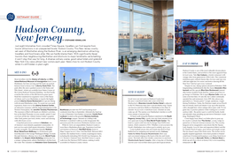 Hudson County, NJ Getaway Guide