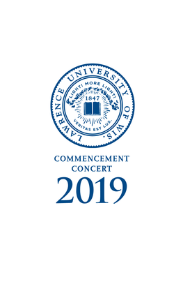 Commencement Concert 2019