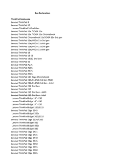 ECO Declarations Web Page Update.Xlsx