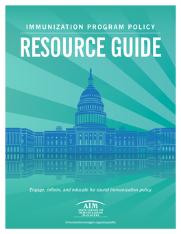 Immunization Program Policy Resource Guide