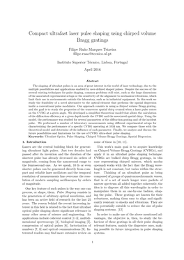 Compact Ultrafast Laser Pulse Shaping Using Chirped Volume Bragg Gratings