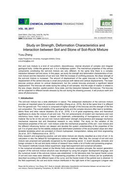 Study on Strength, Deformation Characteristics and Interaction