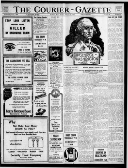 Courier Gazette : February 21, 1925