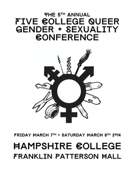 Five College Queer Gender + Sexuality Conference