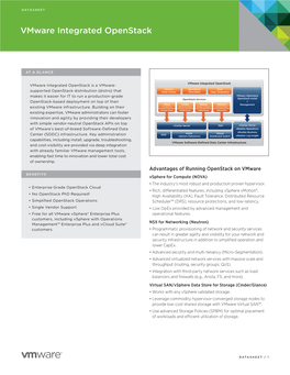 Vmware Integrated Openstack