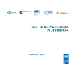 Cost of Doing Business in Uzbekistan