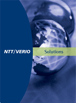 The NTT/VERIO Global IP Network