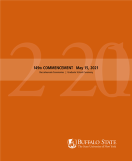 2021 Commencement Booklet