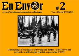 Revue D'histoire Contemporaine En Bretagne , N°2, Été 2013, En Ligne