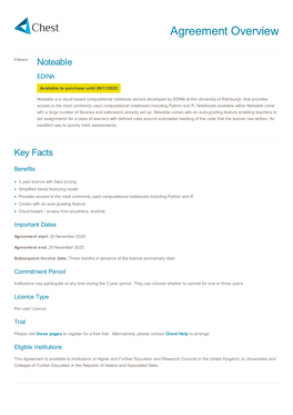 Agreement Overview