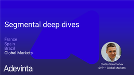 Segmental Deep Dives