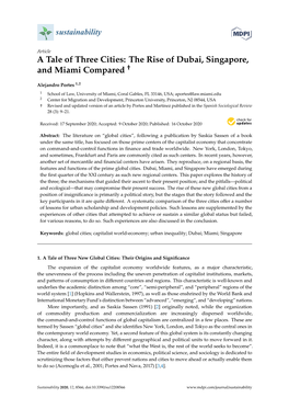 The Rise of Dubai, Singapore, and Miami Compared 