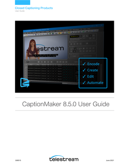 Captionmaker User Guide 4