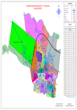 Bodinayakanur Municipality - Town Map