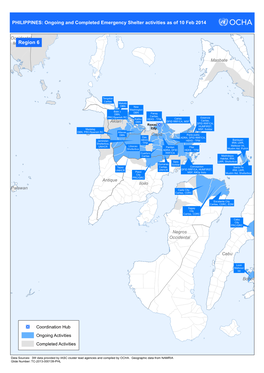 Mpleted Emergency Shelter Activities As of 10 Feb 2014