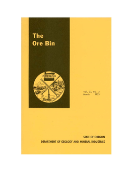 The Ore Bin Published Monthly By