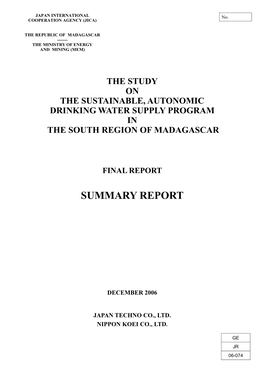 Summary Report