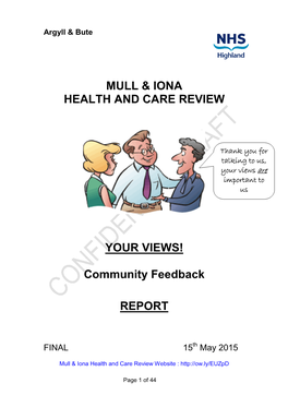 Report Your Views Feedback 15May15 FINAL