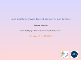 Loop Quantum Gravity, Twisted Geometries and Twistors