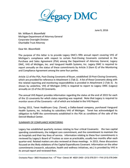 Legacy DMC Compliance Letter