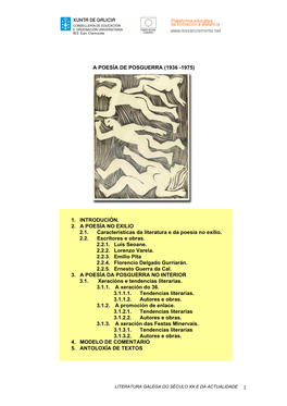 7ª Quincena: a Poesía De Posguerra \(1936 -1975\)