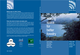 Making Space for Better Forestry