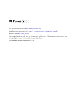 VI Purescript