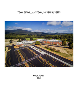 Town of Williamstown Massachusetts 2018 Annual Report