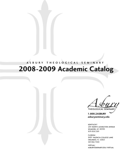 2008-2009 Academic Catalog