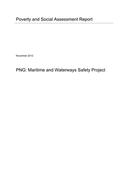 Maritime and Waterways Safety Project