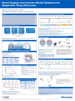Alison O'mahony and Dan Treiber Discoverx Corporation, Fremont