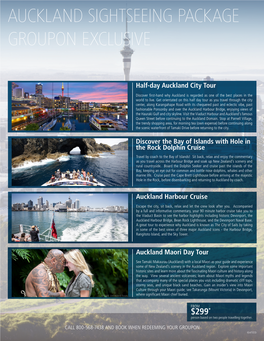 Auckland Sightseeing Package Groupon Exclusive
