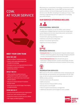 CDW Services Overview