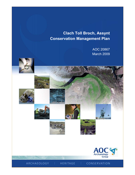 Clach Toll Broch, Assynt Conservation Management Plan