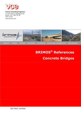 BRIMOS® References Concrete Bridges