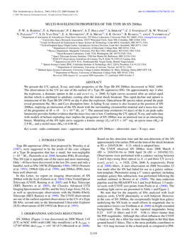 MULTI-WAVELENGTH PROPERTIES of the TYPE Iib SN 2008Ax