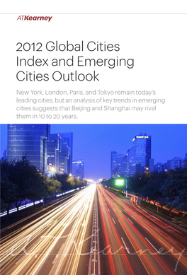 2012 Global Cities Index and Emerging Cities Outlook