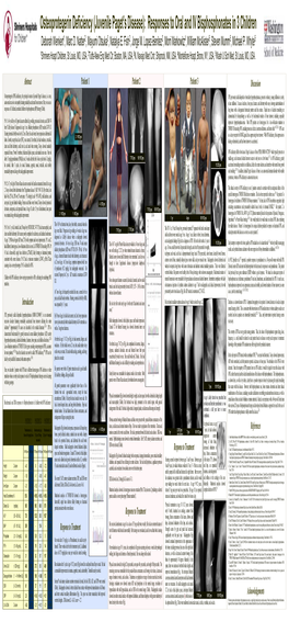 Osteoprotegerin Deficiency (Juvenile Paget's Disease): Responses To