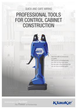 Professional Tools for Control Cabinet Construction